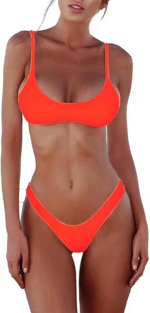 Women's Solid Color Bikini Swimsuit