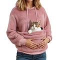 SnugglePaws EMOTIONAL SUPPORT HOODIE™ – Double-Sided Fleece with Pet Pocket
