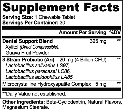 BiomeBright: Dental Wellness + Microbiome Support Chewables