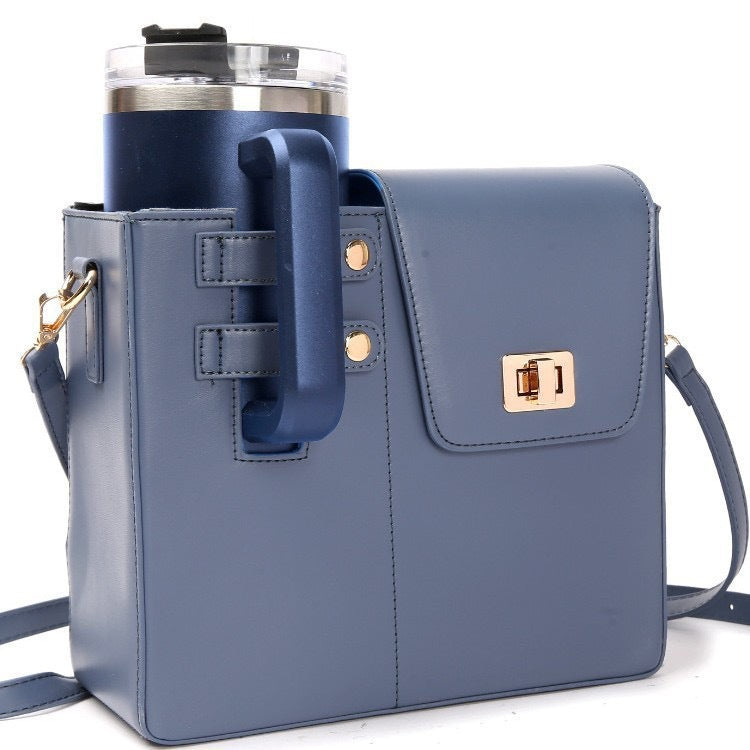 Crossbody Bag with Water Bottle Holder